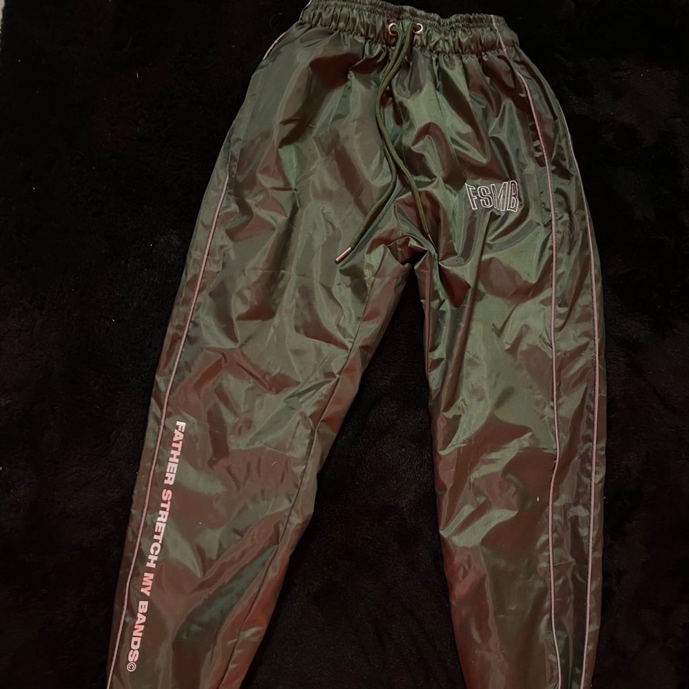 FSMB® Nylon Track Pants (Green)
